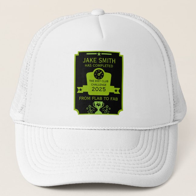 Weight Loss Congratulation Trucker Hat (Front)