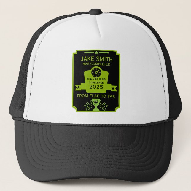 Weight Loss Congratulation Trucker Hat (Front)