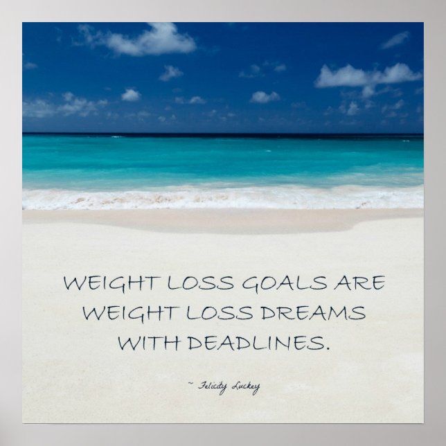 Weight Loss Motivation: Beach Ready 07 Poster (Front)