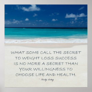 Weight Loss Motivation: Beach Ready 12 Poster