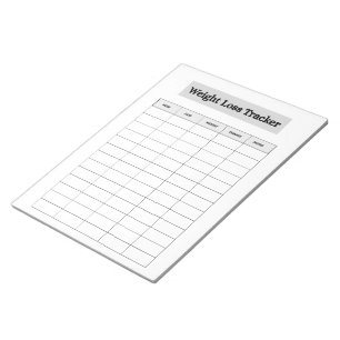 Weight Loss Tracker  Notepad