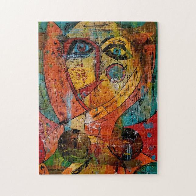 "Weight On Her Shoulders" Puzzle (Vertical)