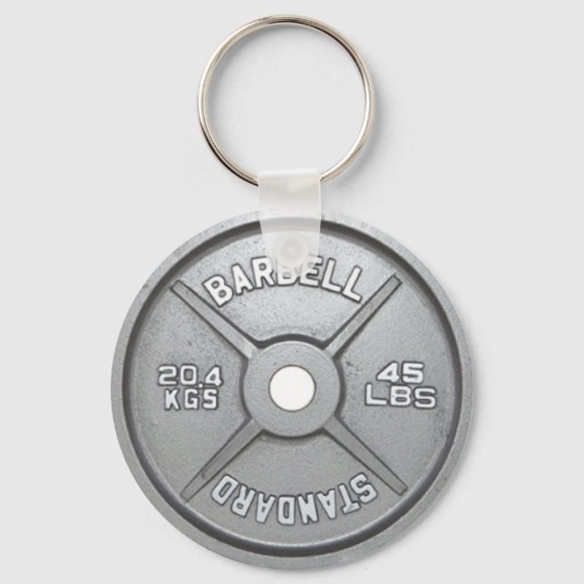 Weight Plate Keychain 20KG 45LB (Front)