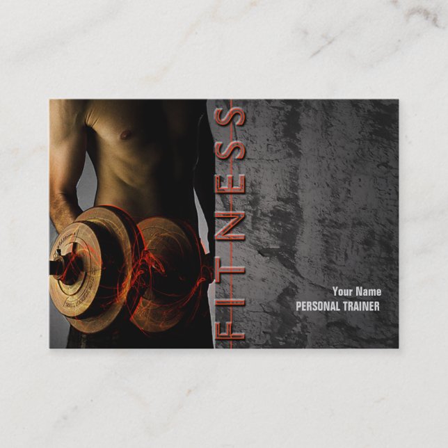 Weight Training - Business- / Schedule Card (Front)