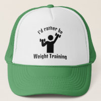 Weight Training Fitness Design Hat