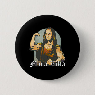 Weight Training Parody Fitness Bodybuilding Art Mo 2 Inch Round Button