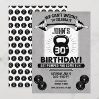 Weight Workout Fitness Crossfit 30th Birthday