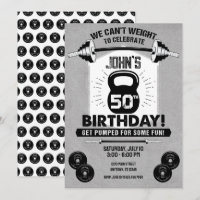 Weight Workout Fitness Crossfit 50th Birthday
