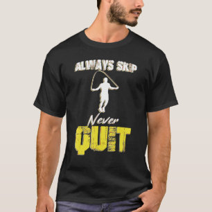 Weighted Jump Rope Double Dutch Workout Boxing T-Shirt