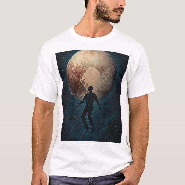 Weightless Over Pluto T-Shirt (Front)