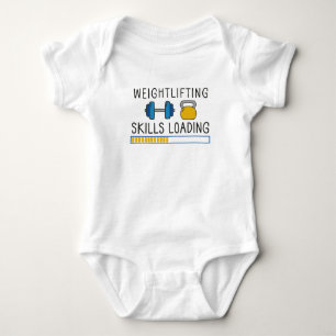 Weightlifter Baby - Weightlifting Skills Loading Bodysuit