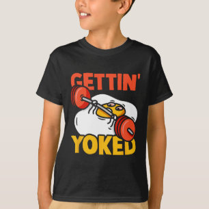 Weightlifter Getting Yoked Training Funny Bodybuil T-Shirt