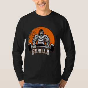 Weightlifter Gorilla Buffed Up Gorilla Heavy Lifte T-Shirt
