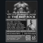 Weightlifter, Personal trainer, Gym Advertising Flyer<br><div class="desc">Weightlifter,  Personal trainer,  Gym Advertising Flyers By The Business Card Store.</div>