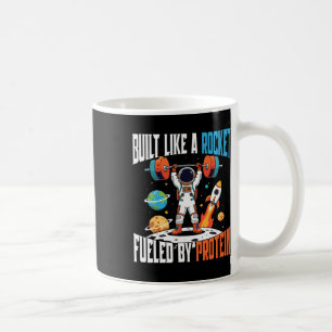 Weightlifting And Bodybuilding Astronaut Space Cos Coffee Mug