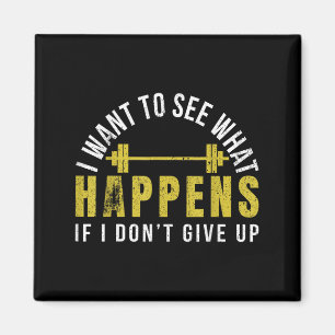 Weightlifting Bodybuilder Muscle Barbell Exercise  Magnet