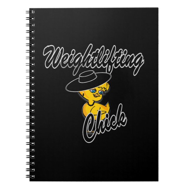 Weightlifting Chick #4 Notebook (Front)