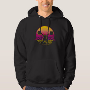 Weightlifting Fitness Training Gym Retro Vintage Hoodie
