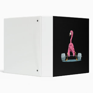 Weightlifting Flamingo Deadlifting Flamingo Binder