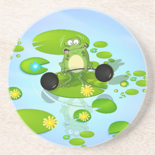 Weightlifting Frog Coaster