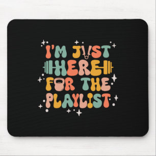 Weightlifting Funny Gym Workout Women Exercise Mouse Pad