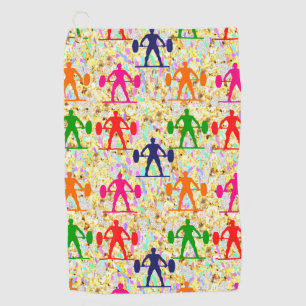 Weightlifting golf towel