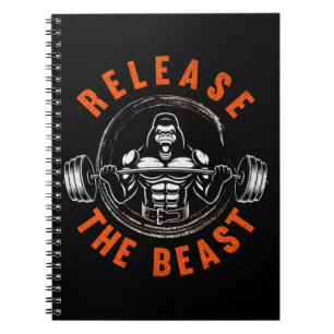 Weightlifting Gorilla Beast Lifting Notebook