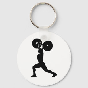 Weightlifting Gym Keychain