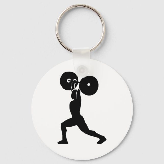 Weightlifting Gym Keychain (Front)