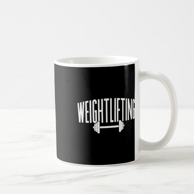 Weightlifting Gym Lift Workout  Coffee Mug (Right)