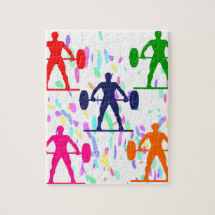WEIGHTLIFTING JIGSAW PUZZLE