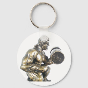 Weightlifting Keychain