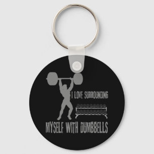 WEIGHTLIFTING KEYCHAIN