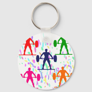 WEIGHTLIFTING KEYCHAIN