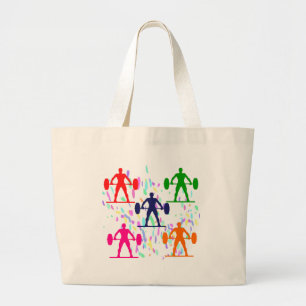 WEIGHTLIFTING LARGE TOTE BAG