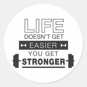 Weightlifting Life Classic Round Sticker