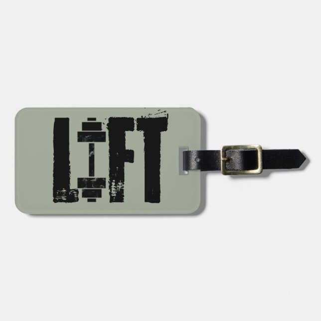 weightlifting LIFT Luggage Tag (Front Horizontal)