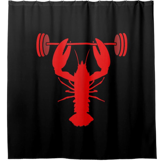 Weightlifting Lobster Bodybuilder At Gym (Front)