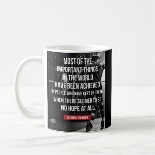 Weightlifting Motivational Words - Workout Coffee Mug