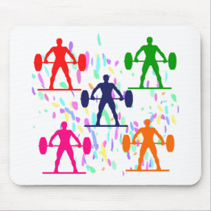 WEIGHTLIFTING MOUSE PAD