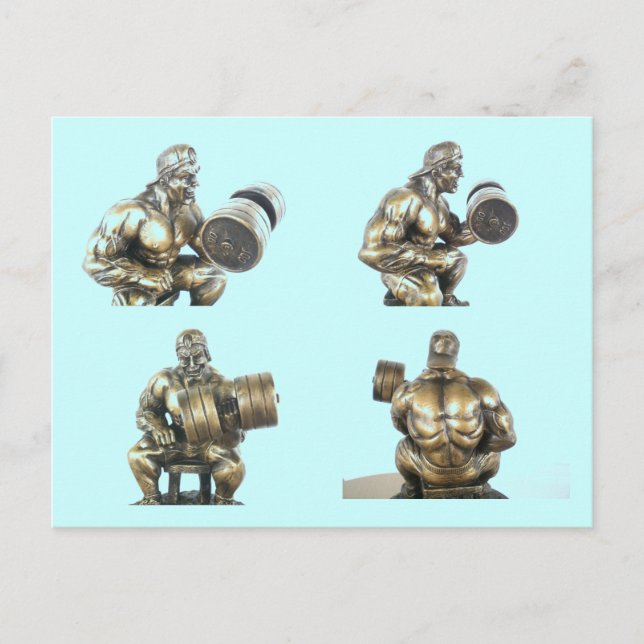 Weightlifting Postcard (Front)