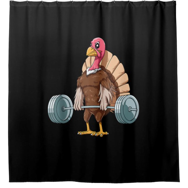 Weightlifting Turkey Deadlifting Thanksgiving (Front)