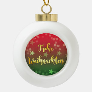 Weihnachten Baumanhänger Frohe Weihnachten  Ceramic Ball Christmas Ornament