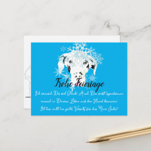 Weihnachten mit Neujahrsvorsatz Postcard