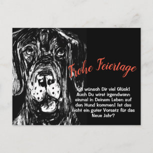 Weihnachten mit Neujahrsvorsatz Postcard