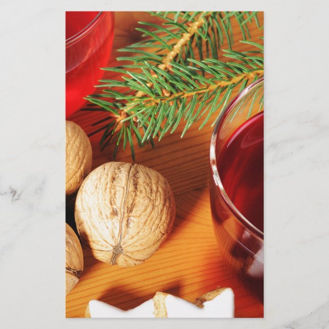 Weihnachten Motiv Stationery (Front)