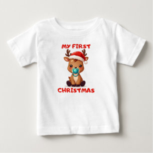 Weihnachts Baby Rentier - My first Christmas T-Shirt