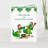 Weihnachts Drachen , auf Deutsch