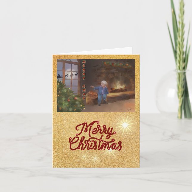 Weihnachtsabend Holiday Card (Front)