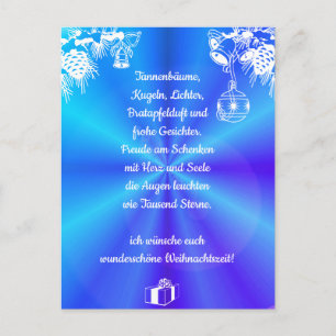 Weihnachtsgedicht Deutsch, Ajouter Votre Carte Pos